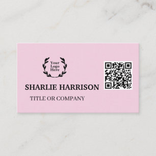 Visitenkarte mit QR-Code