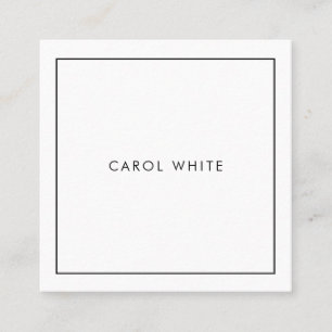 Visitenkarte Modern Black White Business Card
