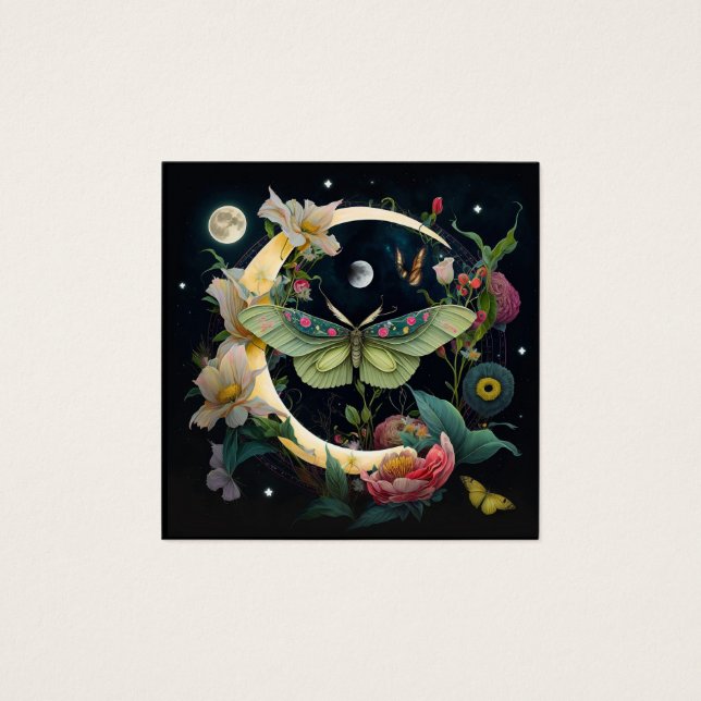 VISITENKARTE - NACHTSCHMETTERLING (Vorderseite)