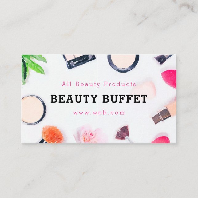 Visitenkarte: Online-Beauty-Produkt Visitenkarte (Vorderseite)