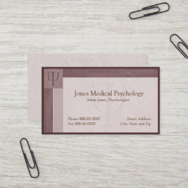 Visitenkarte Psychologe