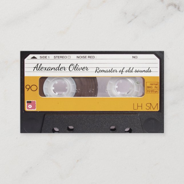 Visitenkarte Remaster verdeckt Kassette (Vorderseite)
