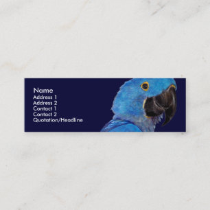 Visitenkarte-Schablone - HyazintheMacaw Mini Visitenkarte