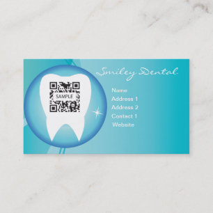 Visitenkarte-Schablonen-Zahnpflege Visitenkarte