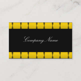 Visitenkarte Schwarzes Gelbmetall