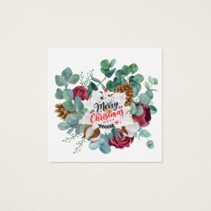 Visitenkarte, Square Size Visitenkarte, 2,5 Zoll x