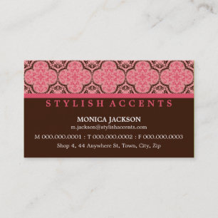 VISITENKARTE:: stilvoll antiqued L5 Visitenkarte