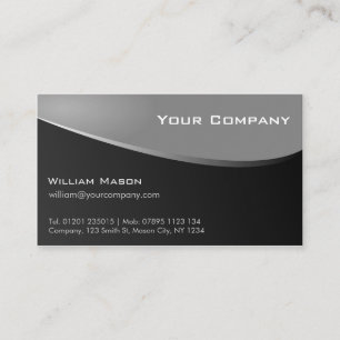 Visitenkarte Stylish Grey, Company