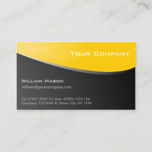 Visitenkarte Stylish Yellow, Company