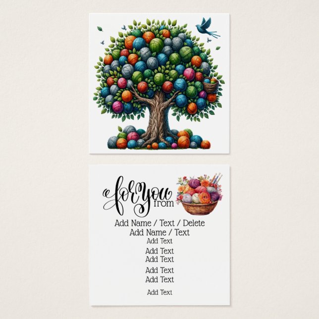 Visitenkarte/Tag (Vorne & Hinten)