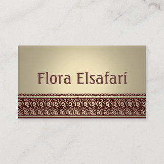 Visitenkarte TANs Mehindi