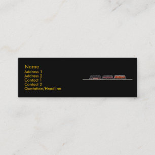 Visitenkarte Tenderlokomotive