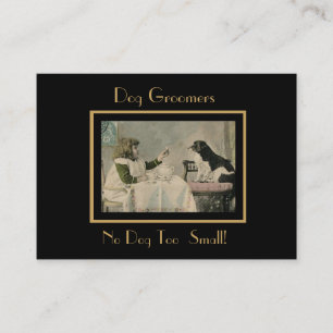 Visitenkarte Vintag Hunde Groomere 5