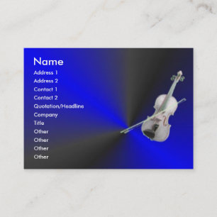 Visitenkarte Violine