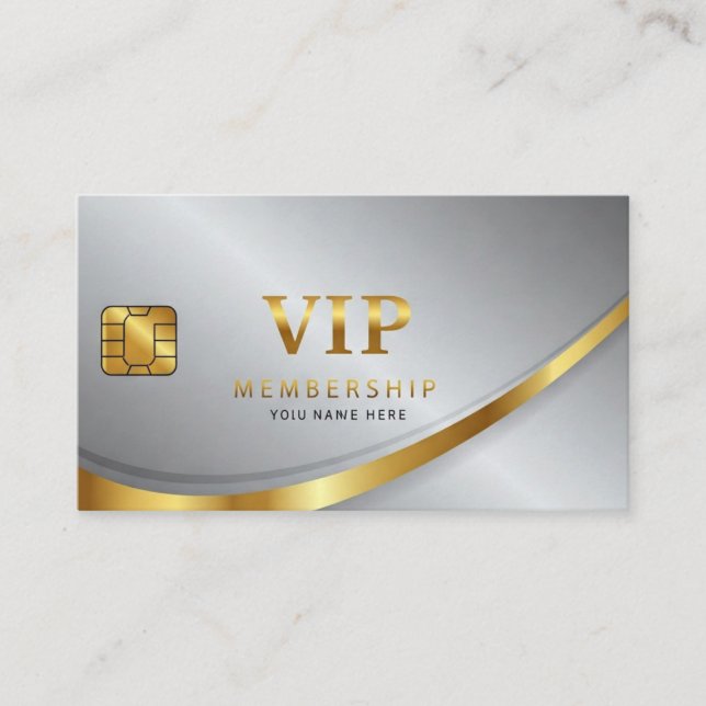 Visitenkarte VIP Gold (Vorderseite)