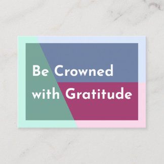 Visitenkarte von Crowned Cards