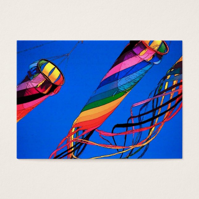 Visitenkarte von Flying Kites (Vorderseite)