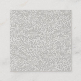 Visitenkarte: WILLIAM MORRIS : LARKSPUR Quadratische Visitenkarte