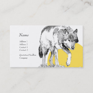 Visitenkarte - Wolf