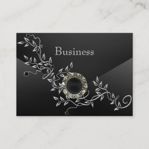 Visitenkarte Zizzago Black Silk Diamond Jewel