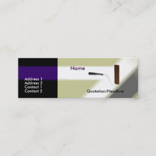 Visitenkarte zum Malen