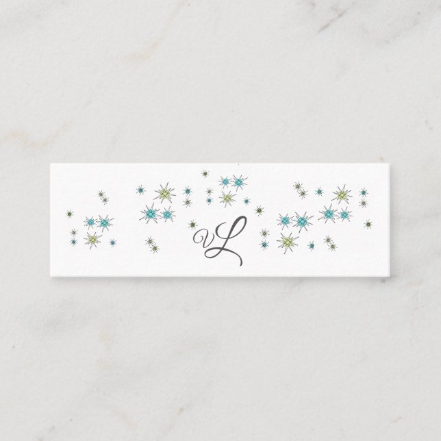 Visitenkartekontaktkarte Mini Visitenkarte (Vorderseite)