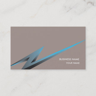 VISITENKARTELIGHTNING3 TAUPE VISITENKARTE