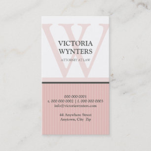 VISITENKARTEmodernes Anfangsmonogramm Visitenkarte