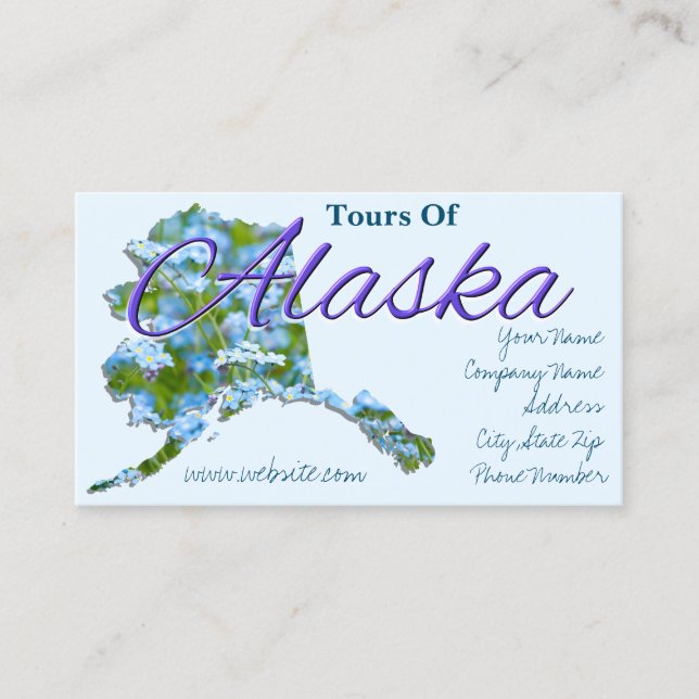 Visitenkarten - ALASKA Visitenkarte (Vorderseite)