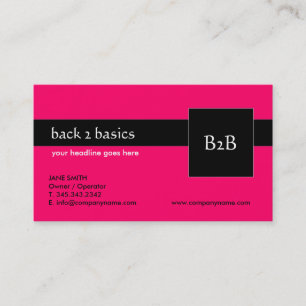 Visitenkarten - B2B Visitenkarte