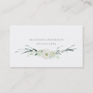 Visitenkarten des Aquarell-Blumenstrauß-  Visitenkarte