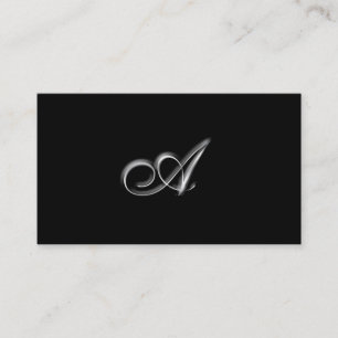 Visitenkarten des Monogramms A Visitenkarte