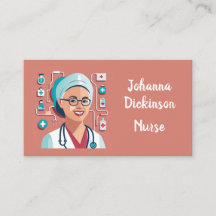 Visitenkarten-Design für Krankenschwestern