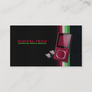 Visitenkarten Digital Tech. Pod Visitenkarte