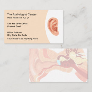 Visitenkarten für Audiologen und Otolaryngologen Visitenkarte