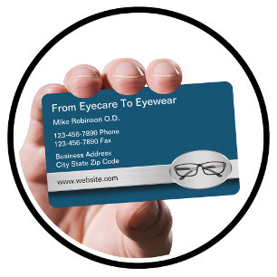 Visitenkarten für Augenärzte und Augenoptiker Visitenkarte