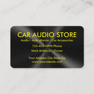 Visitenkarten für Auto-Audio Visitenkarte