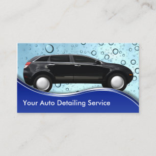 Visitenkarten für Autodetailing Visitenkarte