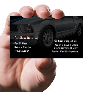 Visitenkarten für Autodetailing Visitenkarte