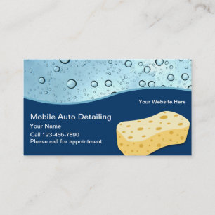 Visitenkarten für Autodetailing Visitenkarte