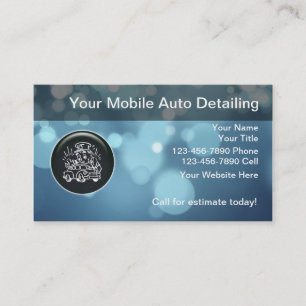 Visitenkarten für Autodetailing Visitenkarte