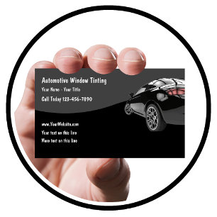 Visitenkarten für Autofenster-Tönung Visitenkarte