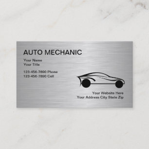Visitenkarten für Automechaniker Visitenkarte