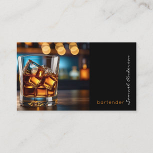 Visitenkarten für Barkeeper Mixologen Visitenkarte