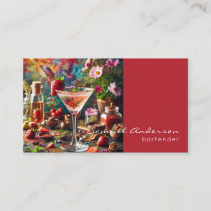 Visitenkarten für Barkeeper Visitenkarte