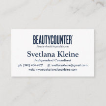 Visitenkarten für Beautycounter