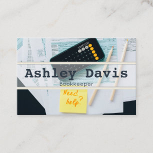Visitenkarten für Buchhalter Visitenkarte