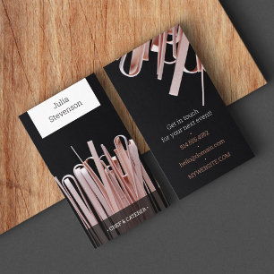 Visitenkarten für Catering-Betriebe Moderne Lebens Visitenkarte