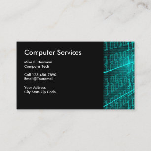 Visitenkarten für Computerthemen Visitenkarte
