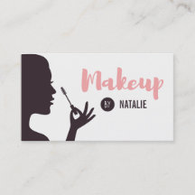 Visitenkarten für Damen und Mascara-Make-up-Artist